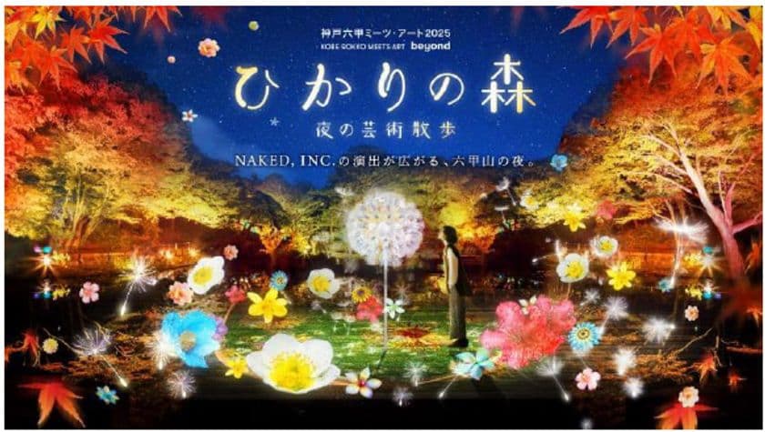 夜間イベント「ひかりの森～夜の芸術散歩～」に
村松亮太郎/NAKED, INC.が
『DANDELION PROJECT』を出展！
9月20日（土）～11月30日（日）までの土日祝開催